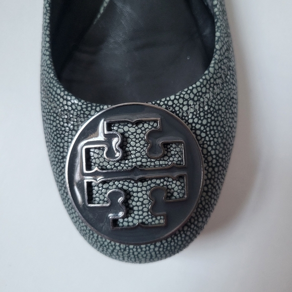 Tory burch Reva Flats leather Ballet flats  size 7M. - Picture 4 of 14